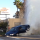 Illustration for article titled Watch A Broken Hydrant Lift Half A Car Straight Off The Ground